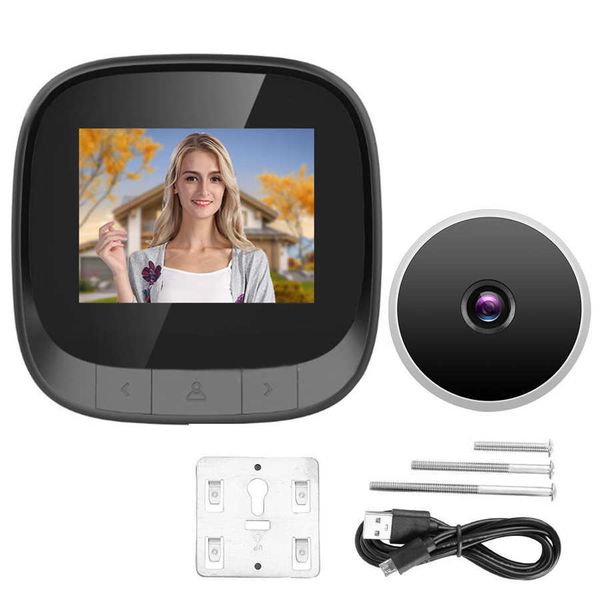 2.4" Smart Digital Door Viewer with Infrared Camera and Wide-Angle Lens