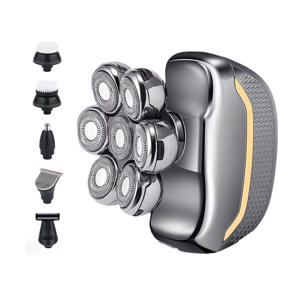 Multi-Functional 7D Waterproof Shaver, 6-in-1 Rechargeable Cordless Shaver