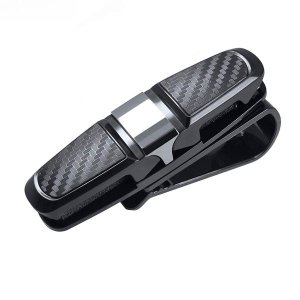 Car Sun Visor Glasses Mount with Ticket Card Clip