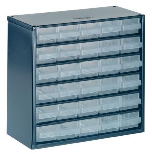 Raaco (2069905) Storage Cabinet, 30 Drawer, Steel