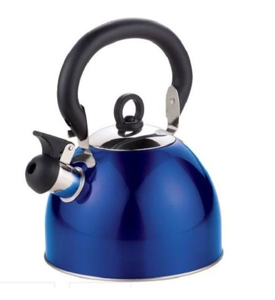 S/S Whistling Kettle 2.5 ltr Cobalt