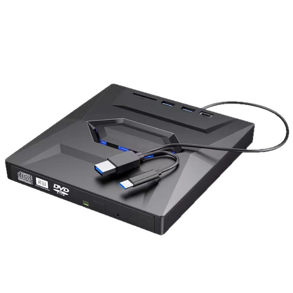 External CD/DVD Drive Supporting USB 3.0 And USB-C Interfaces