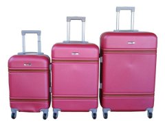 HardshellLuggageSet,Red Small, Medium, Large SpinnerWheels&amp;Combination Lock