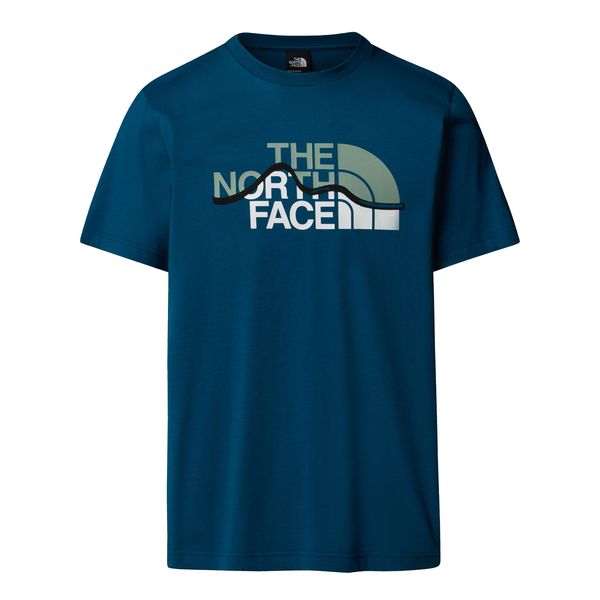 The North Face - Men's Mountain Line Tee in Mineral Ink Blue