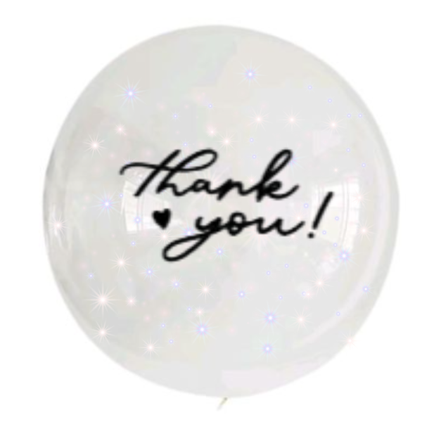 BG - Bobo Balloon - 24inch - Thank You