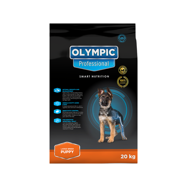 Olympic Professional Large Breed Puppy Dry Food 20kg - Balanced Nutrition