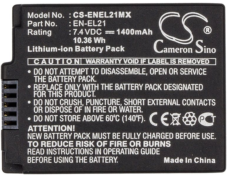 Replacement Battery' for Nikon 1 V2