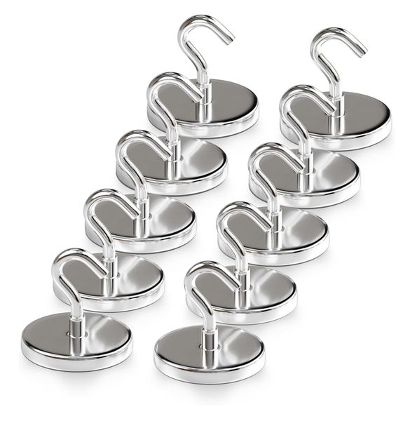 HD SS Magnetic Hooks - Pack of 10