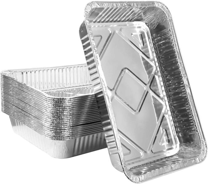 Aluminium Foil Baking Trays, Disposable Roasting - 30 Packages
