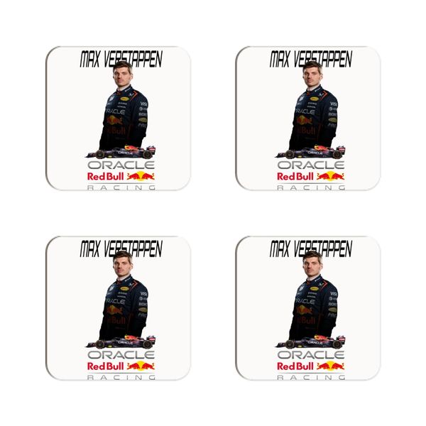 Oracle Redbull F1 M Verstappen Coasters - Set of 4