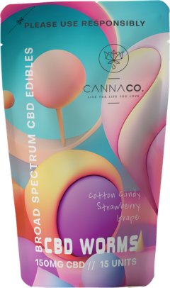 Cannaco CBD Worm Gummies