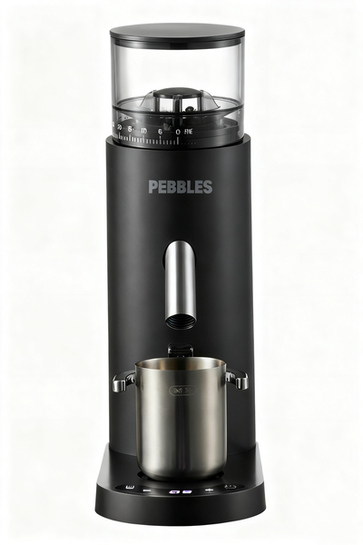 PEBBLES Rechargeable Wireless &amp; Portable conical burr coffee grinder