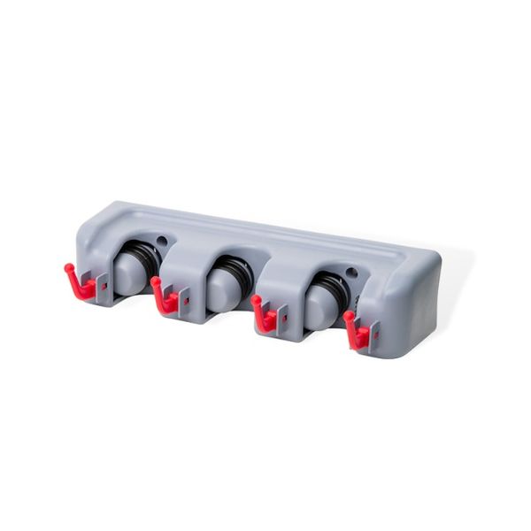 Liao Wall Mount Broom/Mop Holder With 3 slots