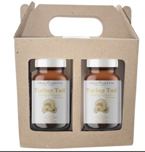 2 Pack Combo Turkey Tail Mushroom 10:1 - 120 Capsules