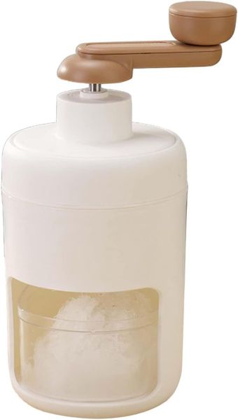Yinhing Manual Hand-Crank Ice Crusher - Portable White Snow Cone Machine