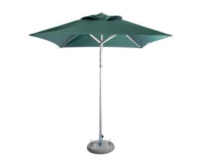 Cape Umbrellas - 2m Classic Line Mariner Square Umbrella - Dark Green