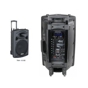 Lane TMA-1015B - Battery Powered Portable PA Speaker with 2 Cordless Mics