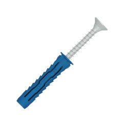 Rawlplug - Universal Nylon Plug With Screw 8 x 40mm 10 Pack