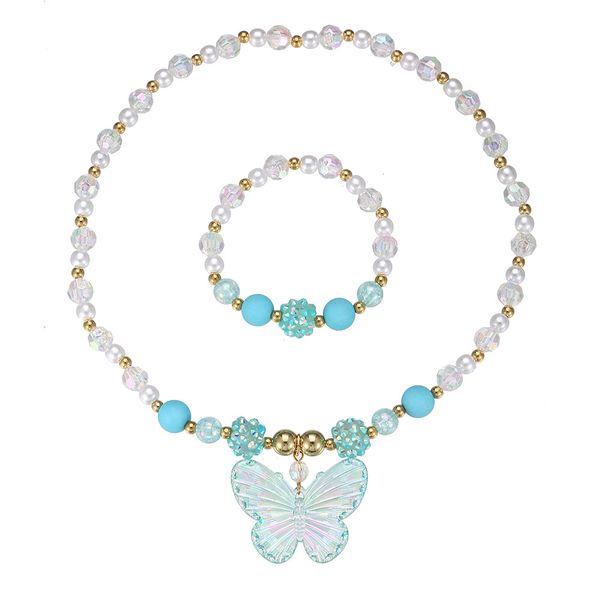Children's Girl Princess Bracelet Pearl Jewelry Cartoon Butterfly Bracelet