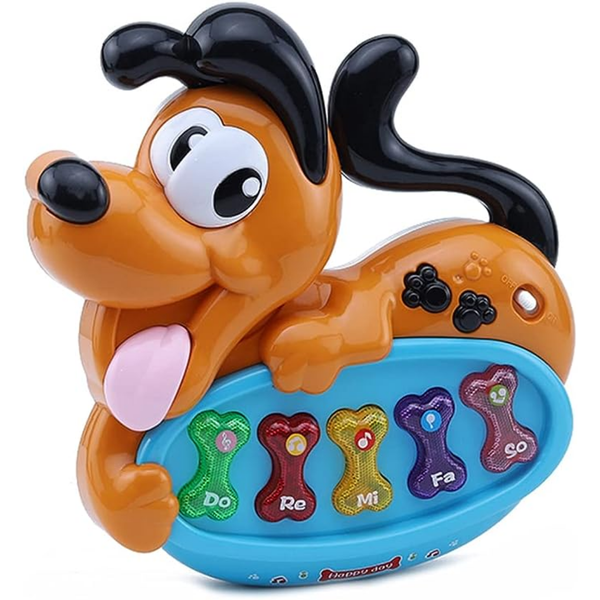 Electronic Dog Animal Piano Toy - Educational Interactive Toy for Kids