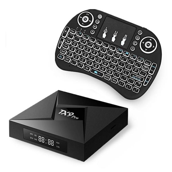 TX9 Pro 6K UHD Android 11.1 Media TV Box+Mini Keyboard - Netflix, Youtube