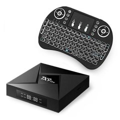 TX9 Pro 6K UHD Android 14.0 Media TV Box+ Mini Keyboard - Netflix, Youtube