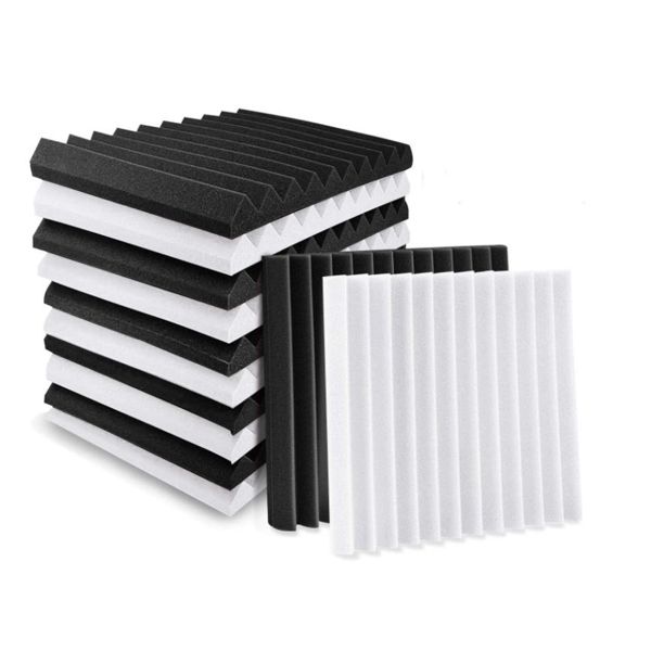 12 Pcs Acoustic Foam Sound Insulation Foam Panels 2.5x30X30Cm