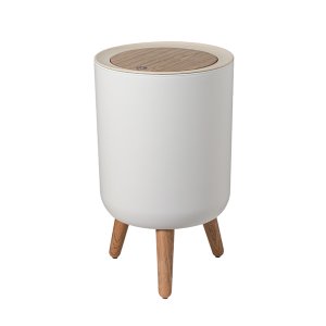 One-Touch | 7L | Round Nordic Style | Waste Bin With Legs