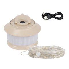 Rechargeable 20m LED Camping String Lights - Indoor Outdoor LED Light
