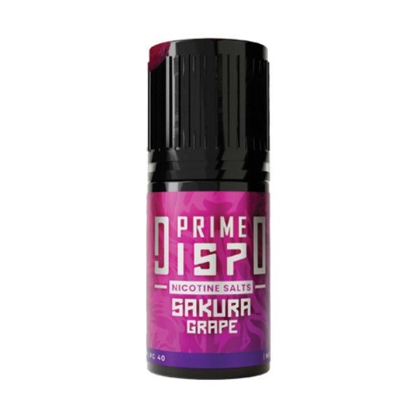 30ml Dispo Prime Salts Vape Juice - Sakura Grape - 50mg