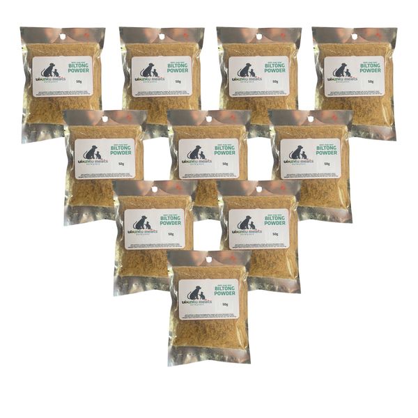 Ubuntu Paw Treats Biltong Powder 10 x 50g