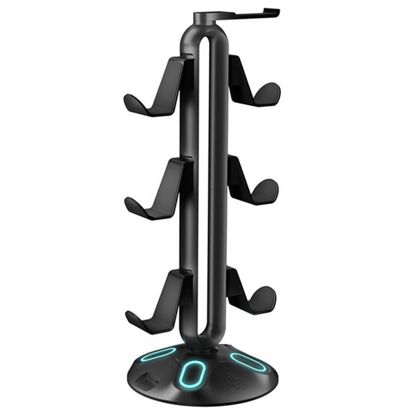 Headphone Stand Data Transfer Controller Holder with USB Charging