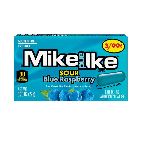 Mike and Iike Blue Raspberry 24ct