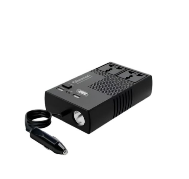 GB 200W Dc 12v To Ac 220v 200 Watt Car Power Inverter With 2 USB &amp; Type-c
