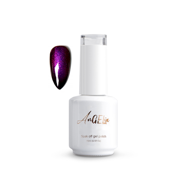 Angelyc Gel Polish - Cat Eye Gel - Purple