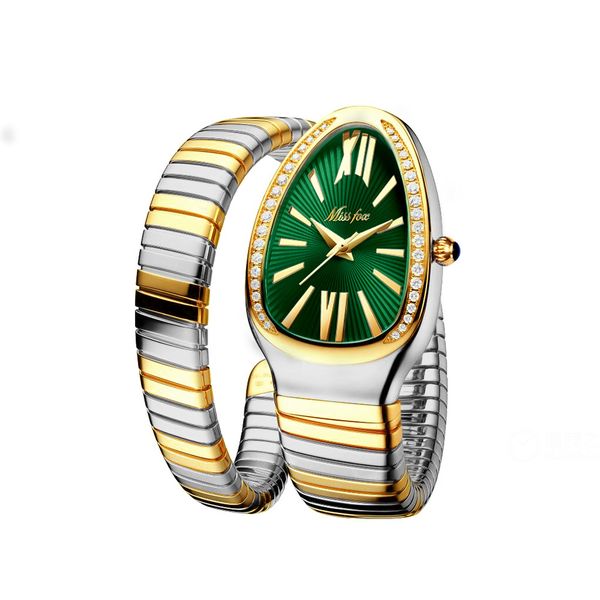 ZELTRYN Middle Eastern Women's Fashion Personalized Snake Head Watch