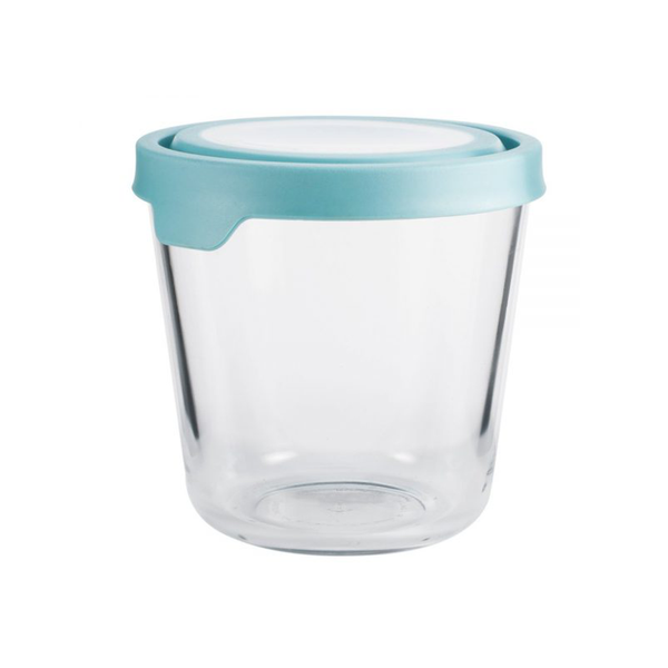 Anchor Hocking - Trueseal Tall Glass Storage Container Blue TS Lid- 1.7L