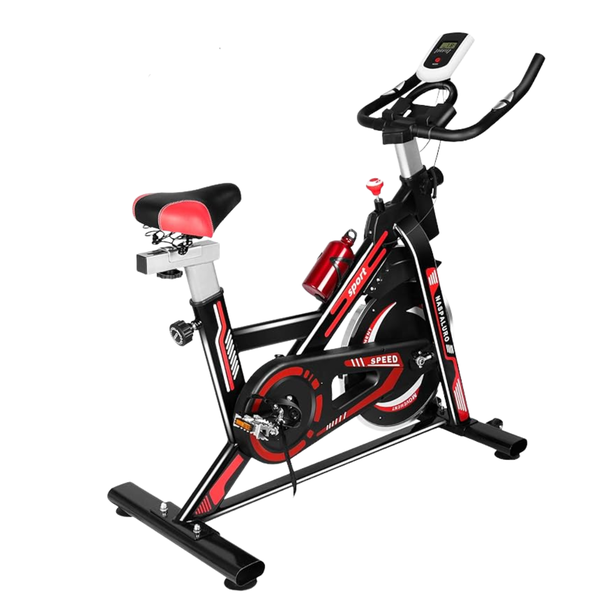 Stationary Cycling Bike Home Gym Cardio Workout Machine with Display