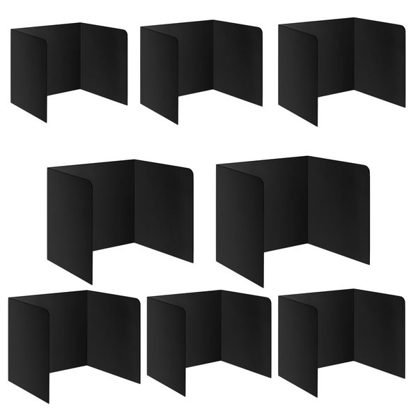 Office 8Pcs Waterproof Plastic Privacy Folders Shield Board -43.5cm