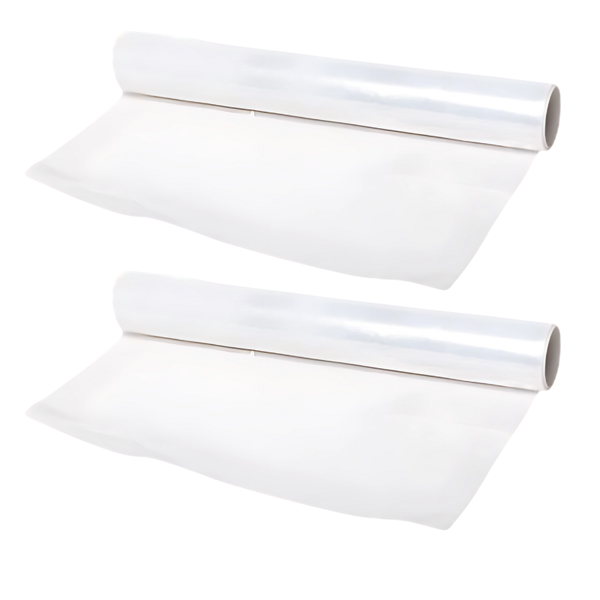 Disposable Plastic Wrap Roll - 2 Rolls
