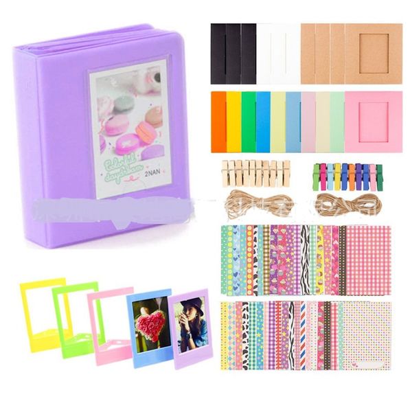 Lavender/Purple Instax Frame And Album Accessorise Kit