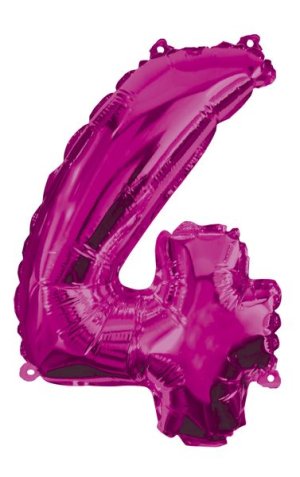 37 Inch Air-Helium Pink Foil Balloon 4