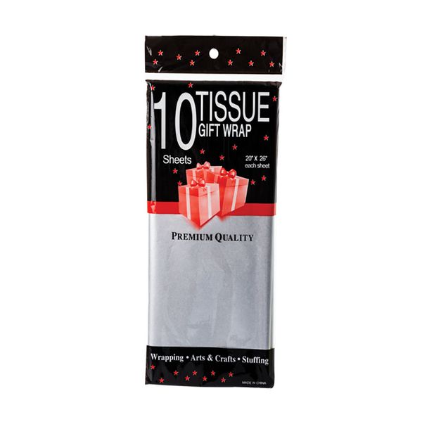 Tissue Paper - Tissue Gift Wraps - 50cm x 66cm - 10 Sheets - 12 Pack