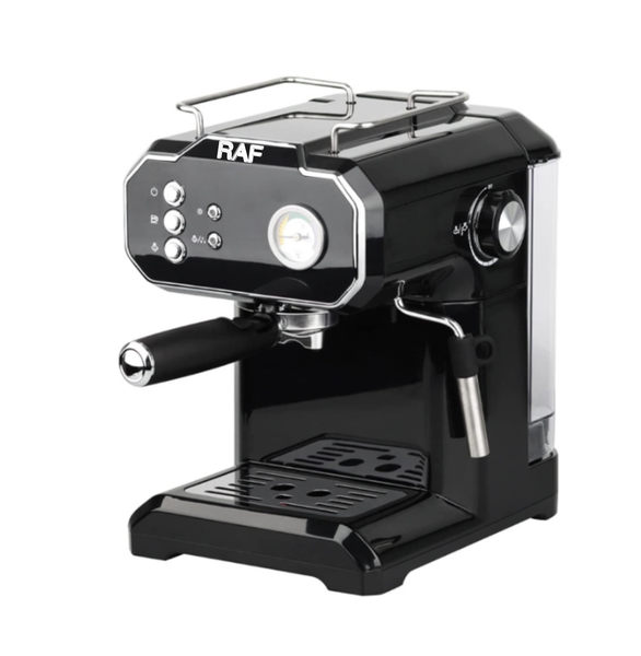 RAF R.104B Espresso Coffee Maker- Twin Brewing Cycle with Milk Frother