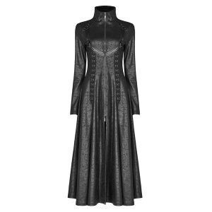 PUNK RAVE Gothic Dark Punk Long Coat