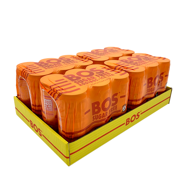 BOS Sugar Free Peach Can - 24 x 300ml
