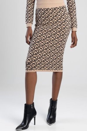 Sissy Boy - Logomotion Knitted Skirt With Logo Design