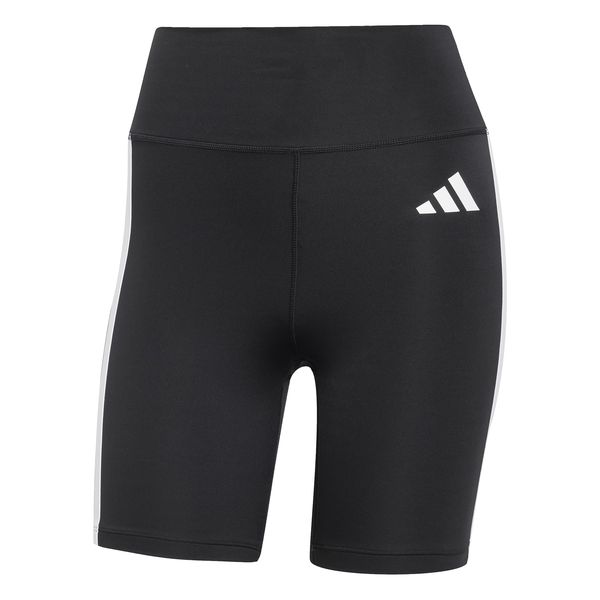 adidas Women's Optime Essentials 3-Stripes Short 5-Inch Leggings - Black