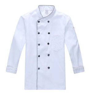 Chef Jacket White - Long Sleeve