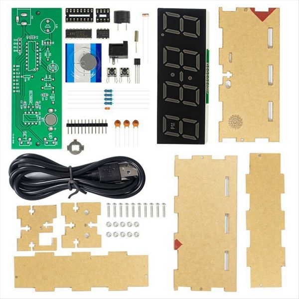 Colorful Digital Clock Kit Colorful Rgb Digital Compatible with Universal